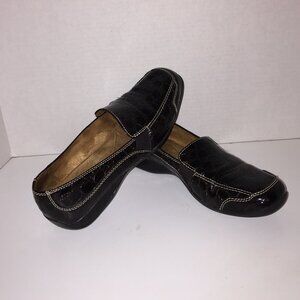 Natural Soul Black Patent Leather 7 Flats